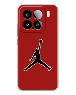 Чехол для Xiaomi 15S Pro с картинкой «Jordan Red Back»