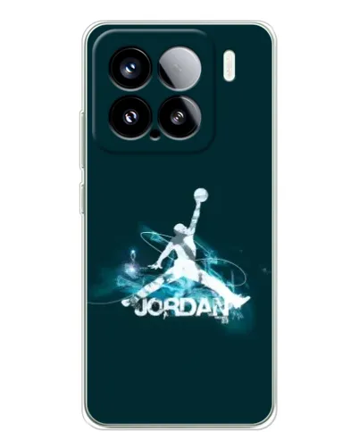 Чехол для Xiaomi 15S Pro с картинкой «Jordan Blue Fire» Чехол для Xiaomi 15S Pro с картинкой «Jordan Blue Fire»