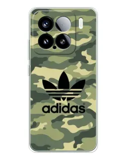 Чехол для Xiaomi 15S Pro с картинкой «Милитари стиль Adidas»