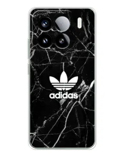 Чехол для Xiaomi 15S Pro с картинкой «Белый мрамор Adidas»