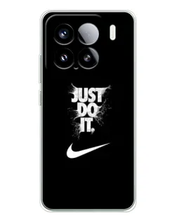 Чехол для Xiaomi 15S Pro с картинкой «Текстовый принт Nike»