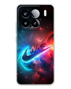 Чехол для Xiaomi 15S Pro с картинкой «Огненный логотип Nike»