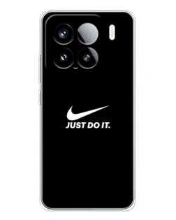 Чехол для Xiaomi 15S Pro с картинкой «Минимализм от Nike»
