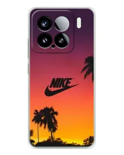 Чехол для Xiaomi 15S Pro с картинкой «Nike на закате солнца»