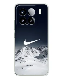 Чехол для Xiaomi 15S Pro с картинкой «Nike — зимние горы»
