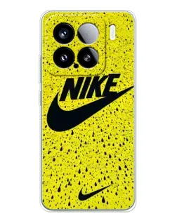Чехол для Xiaomi 15S Pro с картинкой «Желтый текстурный Nike»