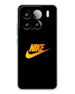 Чехол для Xiaomi 15S Pro с картинкой «Золотой логотип Nike»
