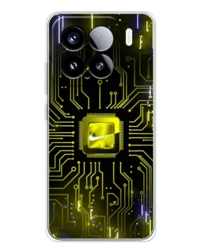 Чехол для Xiaomi 15S Pro с картинкой «Nike — золотая искра» Чехол для Xiaomi 15S Pro с картинкой «Nike — золотая искра»
