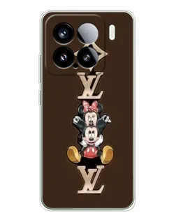 Чехол для Xiaomi 15S Pro с картинкой «LV и Микки Маус»