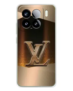 Чехол для Xiaomi 15S Pro с картинкой «LV — золотое сияние»