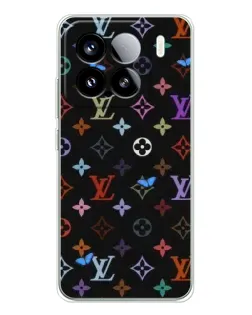 Чехол для Xiaomi 15S Pro с картинкой «Цветная монограмма LV»