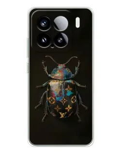 Чехол для Xiaomi 15S Pro с картинкой «LV — мраморный принт»