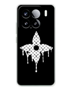 Чехол для Xiaomi 15S Pro с картинкой «Цветочная монограмма»