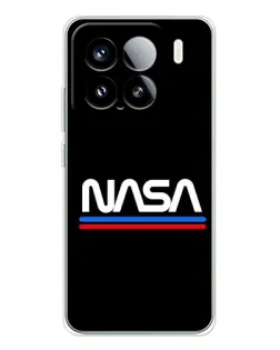 Чохол для Xiaomi 15S Pro з картинкою «NASA — класика Red Blue» Чохол для Xiaomi 15S Pro з картинкою «NASA — класика Red Blue»