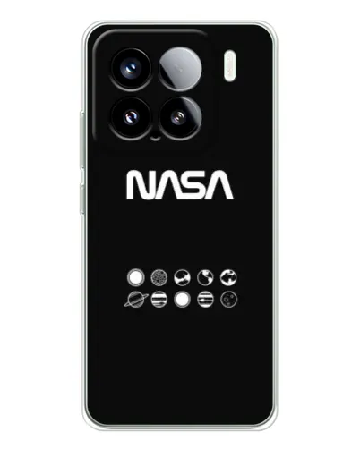 Чехол для Xiaomi 15S Pro с картинкой «NASA — технический принт»