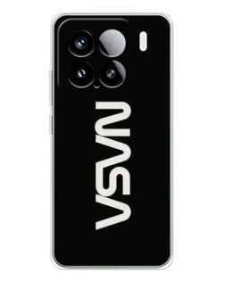 Чехол для Xiaomi 15S Pro с картинкой «NASA — вертикальный логотип»