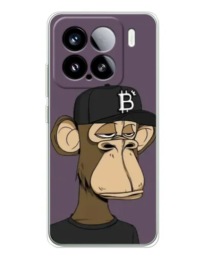 Чохол для Xiaomi 15S Pro з картинкою «Bored Ape в кепці»