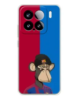 Чохол для Xiaomi 15S Pro з картинкою «Bored Ape — фанат Барси»
