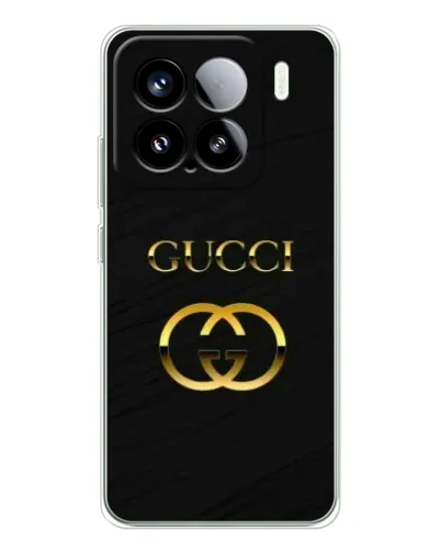 Чехол для Xiaomi 15S Pro с картинкой «Золотой логотип Gucci» Чехол для Xiaomi 15S Pro с картинкой «Золотой логотип Gucci»