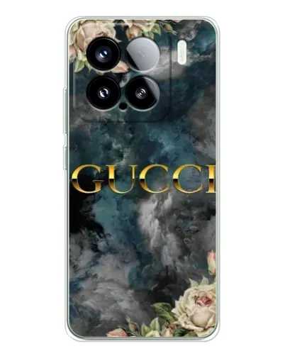 Чехол для Xiaomi 15S Pro с картинкой «Абстрактные цветы Gucci» Чехол для Xiaomi 15S Pro с картинкой «Абстрактные цветы Gucci»