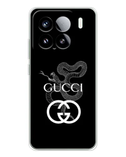 Чехол для Xiaomi 15S Pro с картинкой «Gucci — серебряная змея» Чехол для Xiaomi 15S Pro с картинкой «Gucci — серебряная змея»