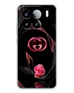Чехол для Xiaomi 15S Pro с картинкой «Gucci — неоновая роза»