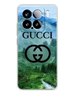 Чехол для Xiaomi 15S Pro с картинкой «Gucci — горный пейзаж»
