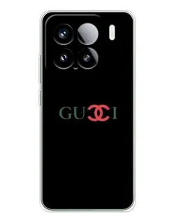 Чехол для Xiaomi 15S Pro с картинкой «Gucci — красный градиент»