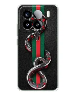 Чехол для Xiaomi 15S Pro с картинкой «Gucci — змея на полосе»