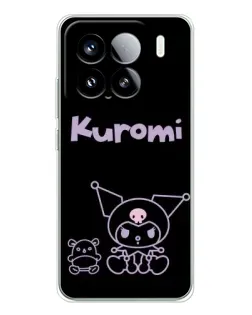 Чохол для Xiaomi 15S Pro з картинкою «Kuromi — чорний мінімалізм» Чохол для Xiaomi 15S Pro з картинкою «Kuromi — чорний мінімалізм»