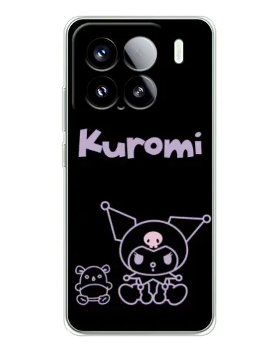 Чехол для Xiaomi 15S Pro с картинкой «Kuromi — черный минимализм» Чехол для Xiaomi 15S Pro с картинкой «Kuromi — черный минимализм»