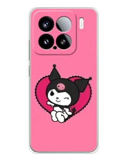 Чохол для Xiaomi 15S Pro з картинкою «Kuromi — любов у серці»