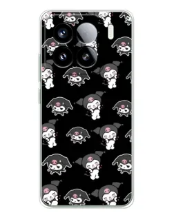 Чохол для Xiaomi 15S Pro з картинкою «Чорний паттерн Kuromi»