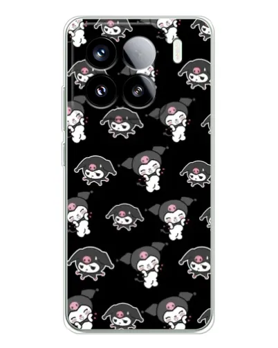 Чехол для Xiaomi 15S Pro с картинкой «Черный паттерн Kuromi» Чехол для Xiaomi 15S Pro с картинкой «Черный паттерн Kuromi»