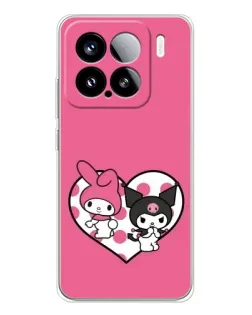 Чохол для Xiaomi 15S Pro з картинкою «Kuromi та My Melody»