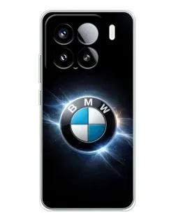 Чохол для Xiaomi 15S Pro з картинкою «BMW — неонове сяйво»