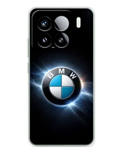 Чохол для Xiaomi 15S Pro з картинкою «BMW — неонове сяйво»
