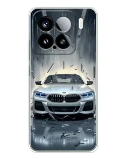 Чохол для Xiaomi 15S Pro з картинкою «BMW у світлі фар»