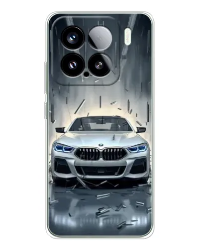 Чохол для Xiaomi 15S Pro з картинкою «BMW у світлі фар»