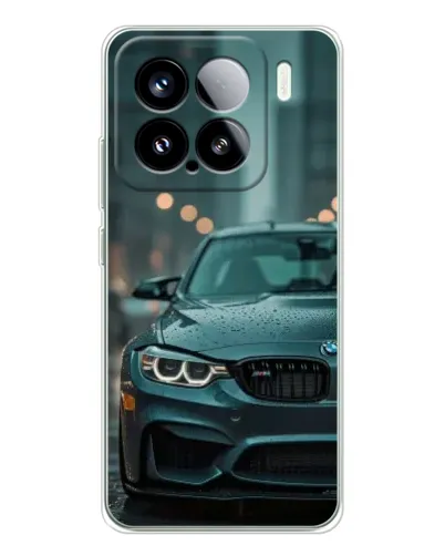Чохол для Xiaomi 15S Pro з картинкою «BMW у вогнях міста»