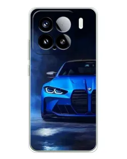 Чохол для Xiaomi 15S Pro з картинкою «Блакитна BMW M4»