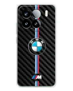 Чохол для Xiaomi 15S Pro з картинкою «Емблема BMW та карбон»