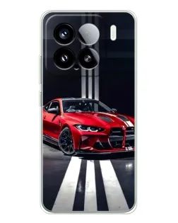 Чохол для Xiaomi 15S Pro з картинкою «Червона BMW на дорозі»