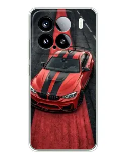 Чохол для Xiaomi 15S Pro з картинкою «BMW на червоній доріжці»