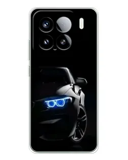 Чехол для Xiaomi 15S Pro с картинкой «BMW — ночной взгляд»