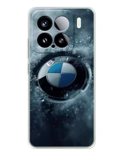 Чехол для Xiaomi 15S Pro с картинкой «Логотип BMW — лед»