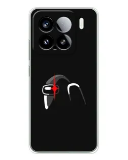 Чехол для Xiaomi 15S Pro с картинкой «Among Us шлем»