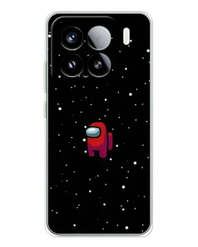 Чехол для Xiaomi 15S Pro с картинкой «Красный Among Us»