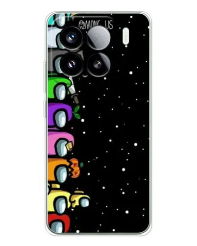 Чехол для Xiaomi 15S Pro с картинкой «Команда Among Us»