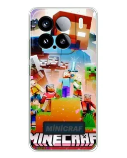 Чехол для Xiaomi 15S Pro с картинкой «Minecraft герои игры»